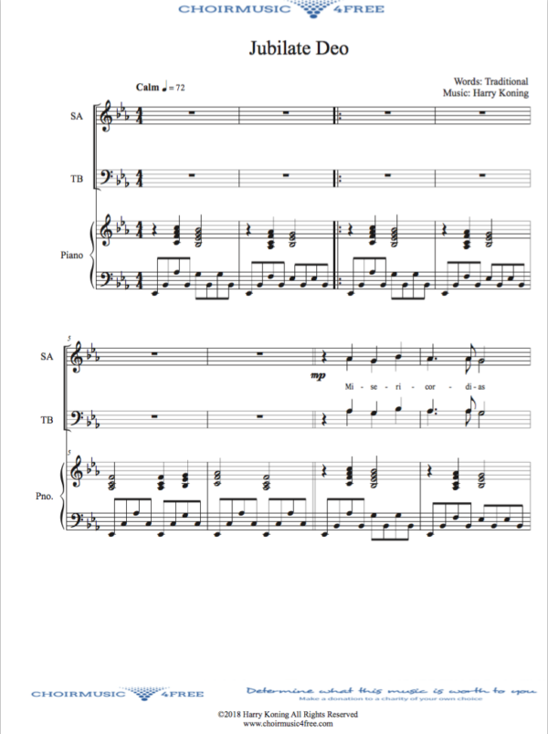 Jubilate Deo