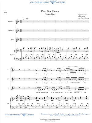 Duo des Fleurs (Flower duet, opera Lakmé)